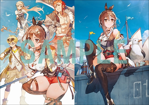 画像ギャラリー No.003のサムネイル画像 / 「ライザのアトリエ3」の公式ビジュアルブック,本日刊行。キャラクターのイラストやデザインスケッチ,武器や魔物の設定画などを収録