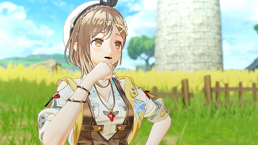 画像ギャラリー No.056のサムネイル画像 / ［TGS2022］「ライザのアトリエ3」プレイレポート。ブースには等身大ライザ3体が勢ぞろいで，太もも圧がヤバイ