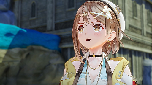 画像ギャラリー No.057のサムネイル画像 / ［TGS2022］「ライザのアトリエ3」プレイレポート。ブースには等身大ライザ3体が勢ぞろいで，太もも圧がヤバイ
