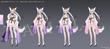 画像ギャラリー No.003のサムネイル画像 / 「幻想伝説」には九尾の狐をモチーフにした玉藻や騎乗キャラの柴ちゃん＆黒ちゃんらが登場。国内版のローカライズに関する情報が公開に