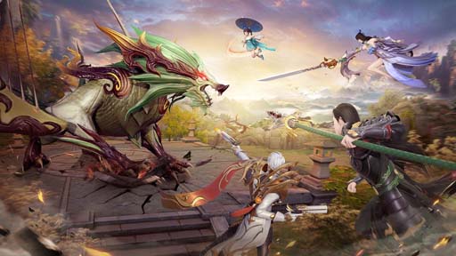 画像ギャラリー No.003のサムネイル画像 / オリエンタルなファンタジー世界が舞台のRPG「幻想伝説 〜遥か東方の冒険奇譚〜」本日リリース。100連ガチャ無料&Twitterキャンペーン実施