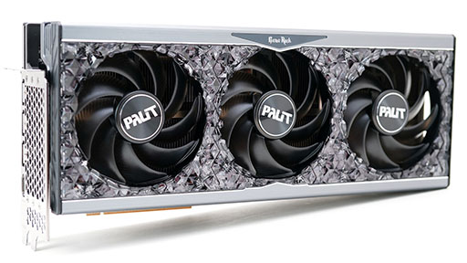 画像ギャラリー No.002のサムネイル画像 / Palit「GeForce RTX 4090 GameRock OC」をテスト。ド派手に輝く巨大クーラーはゲームでどの程度の効果があるのか