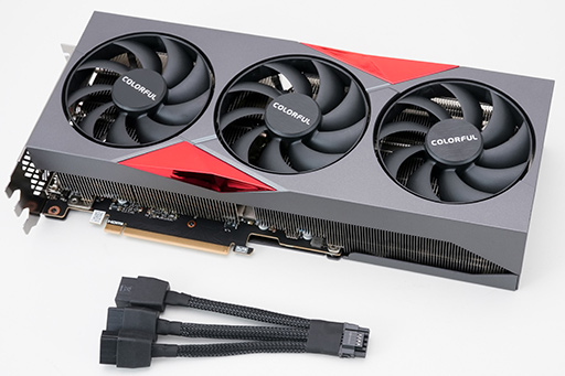 画像ギャラリー No.003のサムネイル画像 / ［レビュー］Colorfulの「GeForce RTX 4090 NB EX-V」をテスト。8ピン×3で動くRTX 4090搭載カードの実力は？