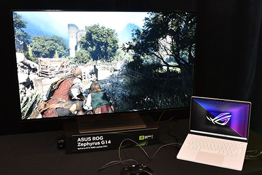 画像ギャラリー No.026のサムネイル画像 / 4K×3画面も楽勝なノートPC向けGeForce RTX 40の性能が明らかに。GeForce NOWはローカルPCよりも低遅延に?