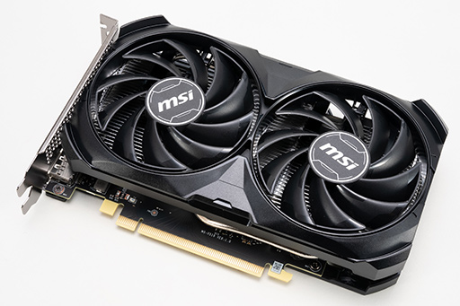 画像ギャラリー No.008のサムネイル画像 / ミドルクラスGPUの大本命「GeForce RTX 4060」の実力をMSI製「RTX 4060 VENTUS 2X」でチェック。DLSS 3対応ゲームが今後の鍵に