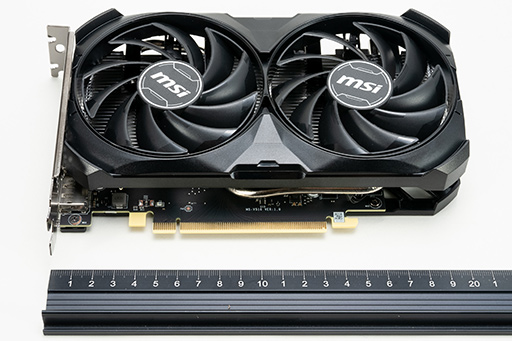 画像ギャラリー No.010のサムネイル画像 / ミドルクラスGPUの大本命「GeForce RTX 4060」の実力をMSI製「RTX 4060 VENTUS 2X」でチェック。DLSS 3対応ゲームが今後の鍵に