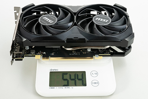画像ギャラリー No.011のサムネイル画像 / ミドルクラスGPUの大本命「GeForce RTX 4060」の実力をMSI製「RTX 4060 VENTUS 2X」でチェック。DLSS 3対応ゲームが今後の鍵に
