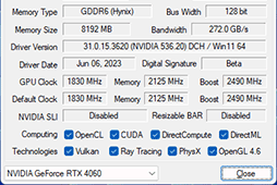 画像ギャラリー No.015のサムネイル画像 / ミドルクラスGPUの大本命「GeForce RTX 4060」の実力をMSI製「RTX 4060 VENTUS 2X」でチェック。DLSS 3対応ゲームが今後の鍵に