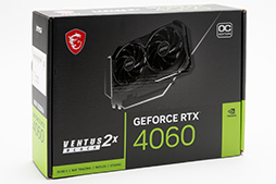 画像ギャラリー No.020のサムネイル画像 / ミドルクラスGPUの大本命「GeForce RTX 4060」の実力をMSI製「RTX 4060 VENTUS 2X」でチェック。DLSS 3対応ゲームが今後の鍵に