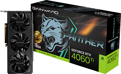 画像ギャラリー No.001のサムネイル画像 / メモリ16GB版RTX 4060 Ti搭載グラフィックスカードがGAINWARDからも登場