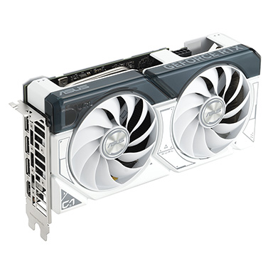 画像ギャラリー No.001のサムネイル画像 / 白色の独自2連ファンクーラー搭載のASUS製RTX 4060カードが発売に
