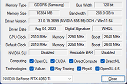 画像ギャラリー No.005のサムネイル画像 / GeForce RTX 4060 Ti/4060 vs Radeon RX 7600。2023年に買うミドルクラスGPUはどれがお勧めなのか［レビュー］