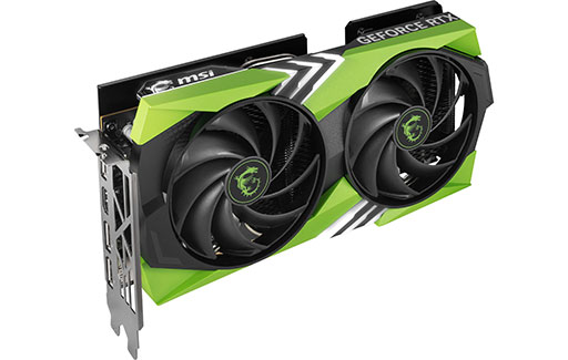 画像ギャラリー No.002のサムネイル画像 / NVIDIAのグリーンをまとったRTX 4060 8GB搭載グラフィックスカードがMSIから。全世界限定で6000枚のレアカード