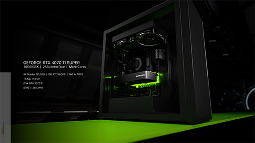 画像ギャラリー No.007のサムネイル画像 / NVIDIAがデスクトップPC向けGPU「GeForce RTX 40 SUPER」を発表。ハイエンド〜ミドルハイGPUを強化