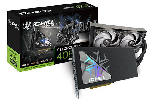 画像ギャラリー No.008のサムネイル画像 / 簡易液冷モデルや液冷ヘッド付きのINNO 3D製GeForce RTX 40 SUPER搭載カードがエルザ ジャパンから