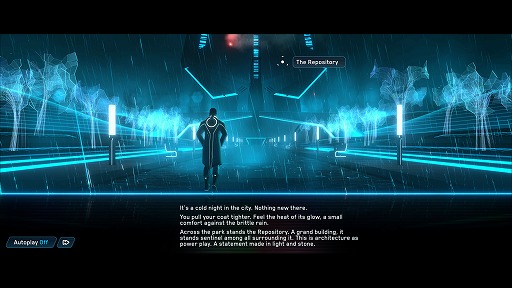 画像ギャラリー No.001のサムネイル画像 / 映画「Tron」が原作の新作ビジュアルノベル「Tron: Identity」本日発売。探偵プログラムとなり,リポジトリへの侵入者の謎を追う