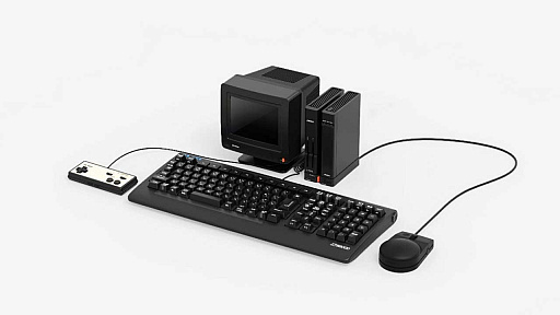 画像ギャラリー No.002のサムネイル画像 / 「X68000 Z」製品版の予約受付が明日スタート。本体カラーはブラックで,JOYCARDや5インチモニター,テーマ曲CDも登場