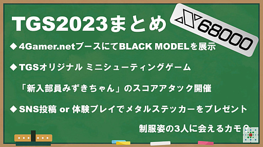 画像ギャラリー No.005のサムネイル画像 / TGS2023の4Gamerブースでは製品版「X68000 Z」を会場限定STGとあわせて出展。ハイスコア上位10名にX68000 Z実機などをプレゼント
