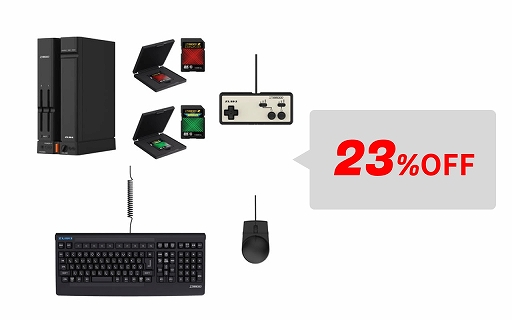 画像ギャラリー No.002のサムネイル画像 / 「X68000 Z」「EVOTOP」「DDR Classic Mini」が特別価格に。ZUIKI STORE 1周年大感謝祭セールを開催中。AmazonスマイルSALEにも参加