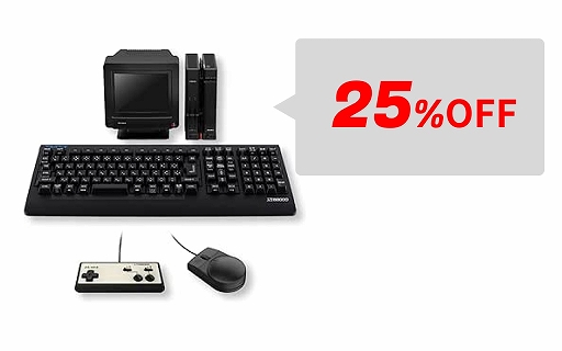 画像ギャラリー No.003のサムネイル画像 / 「X68000 Z」「EVOTOP」「DDR Classic Mini」が特別価格に。ZUIKI STORE 1周年大感謝祭セールを開催中。AmazonスマイルSALEにも参加