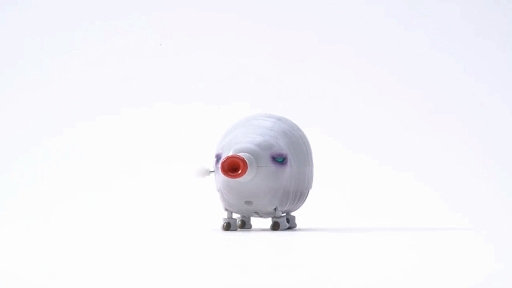 画像ギャラリー No.004のサムネイル画像 / 「ピクミン」の新たなゼンマイおもちゃの動画が公開に。ススーッと前進するコガネモチ，4本足を交互に動かして歩くブタドックリが登場