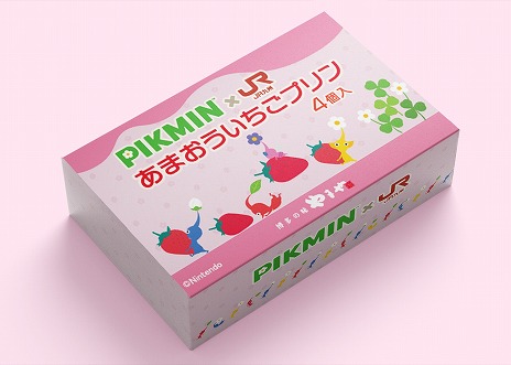 画像ギャラリー No.005のサムネイル画像 / ピクミンとコラボした「PIKMIN×JR九州限定弁当」期間限定で販売開始。あまおういちごプリンのコラボバージョンも登場