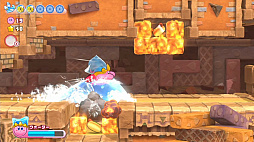 画像ギャラリー No.010のサムネイル画像 / ［プレイレポ］「星のカービィ Wii デラックス」は1人でもみんなと一緒でも賑やかなアクションが楽しめる。遊びの要素が“デラックス”になって帰ってきた