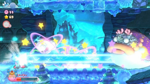 画像ギャラリー No.012のサムネイル画像 / ［プレイレポ］「星のカービィ Wii デラックス」は1人でもみんなと一緒でも賑やかなアクションが楽しめる。遊びの要素が“デラックス”になって帰ってきた