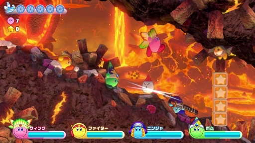 画像ギャラリー No.023のサムネイル画像 / ［プレイレポ］「星のカービィ Wii デラックス」は1人でもみんなと一緒でも賑やかなアクションが楽しめる。遊びの要素が“デラックス”になって帰ってきた