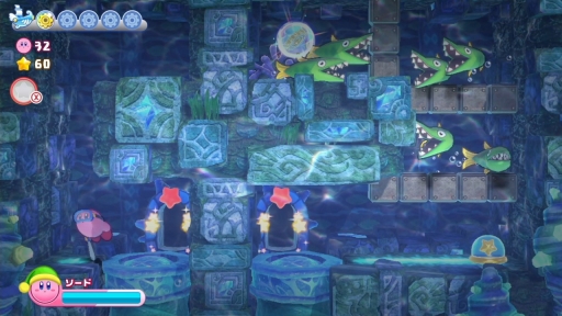 画像ギャラリー No.025のサムネイル画像 / ［プレイレポ］「星のカービィ Wii デラックス」は1人でもみんなと一緒でも賑やかなアクションが楽しめる。遊びの要素が“デラックス”になって帰ってきた
