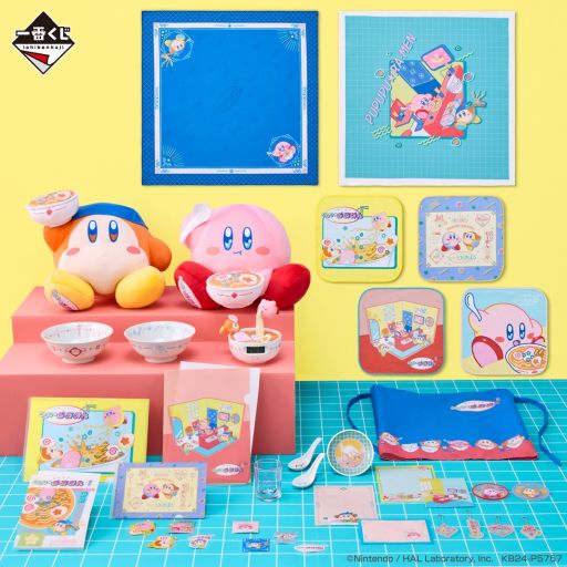 画像ギャラリー No.002のサムネイル画像 / ニューレトロなデザインがかわいい「一番くじ 星のカービィ ぷぷぷ★らあめん」，全ラインナップを公開