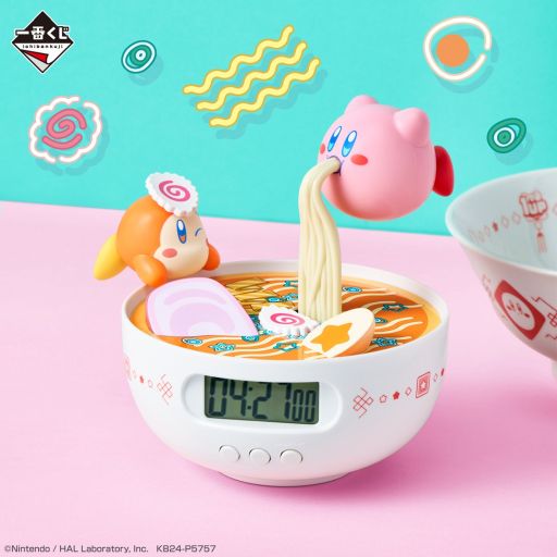 画像ギャラリー No.003のサムネイル画像 / ニューレトロなデザインがかわいい「一番くじ 星のカービィ ぷぷぷ★らあめん」，全ラインナップを公開