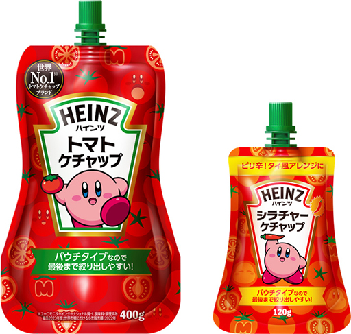 画像ギャラリー No.002のサムネイル画像 / 「星のカービィ」がハインツ日本とコラボ。限定デザインのポーチが1500名に当たるキャンペーンも実施