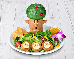 画像ギャラリー No.012のサムネイル画像 / 「カービィカフェ Summer 2025」7月2日から開催。「ワドワド☆おひさまオレンジパフェ」などオレンジがテーマの限定メニューを販売