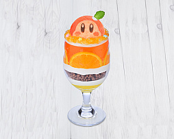画像ギャラリー No.014のサムネイル画像 / 「カービィカフェ Summer 2025」7月2日から開催。「ワドワド☆おひさまオレンジパフェ」などオレンジがテーマの限定メニューを販売