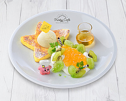 画像ギャラリー No.015のサムネイル画像 / 「カービィカフェ Summer 2025」7月2日から開催。「ワドワド☆おひさまオレンジパフェ」などオレンジがテーマの限定メニューを販売