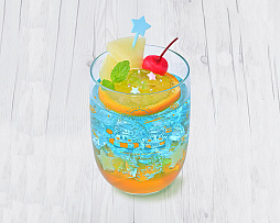 画像ギャラリー No.017のサムネイル画像 / 「カービィカフェ Summer 2025」7月2日から開催。「ワドワド☆おひさまオレンジパフェ」などオレンジがテーマの限定メニューを販売