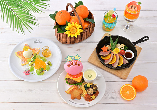 画像ギャラリー No.018のサムネイル画像 / 「カービィカフェ Summer 2025」7月2日から開催。「ワドワド☆おひさまオレンジパフェ」などオレンジがテーマの限定メニューを販売