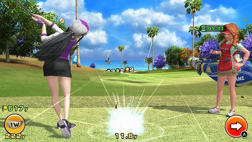 画像ギャラリー No.003のサムネイル画像 / 「いつでもGOLF」,アップデートで新対戦形式“ライブストローク”追加。キャラレベル上限もLV40まで開放