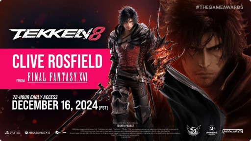 画像ギャラリー No.009のサムネイル画像 / 「鉄拳8」，FF XVIからクライヴ・ロズフィールドの参戦が決定。北米時間12月16日からアーリーアクセスを開始