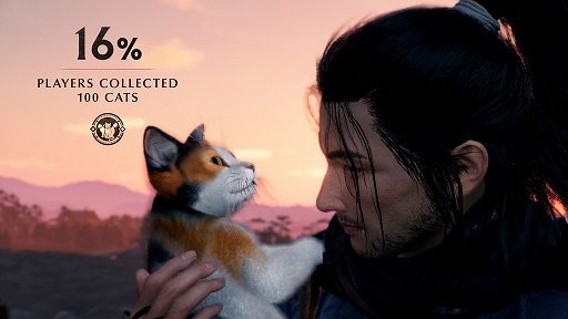 画像ギャラリー No.001のサムネイル画像 / 「Rise of the Ronin」猫を100匹集めたプレイヤーの割合は？ さまざまなプレイデータを公開。セーブデータを引き継げる体験版を配信開始