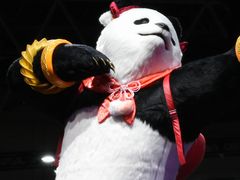［TGS2023］「鉄拳8」にパンダ参戦。バンダイナムコブースにはもっふもふなパンダの巨大像が展示