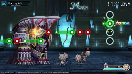 画像ギャラリー No.008のサムネイル画像 / ［プレイレポ］リズムゲームとRPGがうまく融合した「シアトリズム ファイナルバーライン」。リズムゲーム初心者にもお勧めできる作品だ