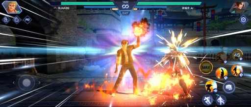 画像ギャラリー No.001のサムネイル画像 / 事前登録受付中の「THE KING OF FIGHTERS ARENA」インプレッション。本家では不可能な無法コンボが楽しめる,スマホ向け対戦アクション