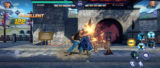 画像ギャラリー No.009のサムネイル画像 / 事前登録受付中の「THE KING OF FIGHTERS ARENA」インプレッション。本家では不可能な無法コンボが楽しめる,スマホ向け対戦アクション