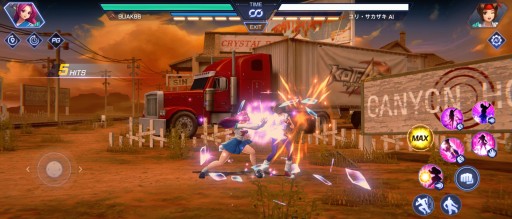 画像ギャラリー No.016のサムネイル画像 / 事前登録受付中の「THE KING OF FIGHTERS ARENA」インプレッション。本家では不可能な無法コンボが楽しめる,スマホ向け対戦アクション