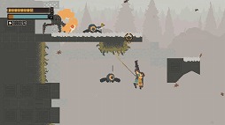 画像ギャラリー No.003のサムネイル画像 / 360度グラップリング2Dアクション「Rusted Moss」，コンシューマ版を6月20日に発売