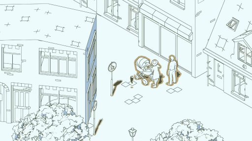 画像ギャラリー No.015のサムネイル画像 / ［プレイレポ］影から影へ跳ぶアクションゲーム「SCHiM - スキム -」。シンプルでおしゃれなアートスタイルの裏側には，意外にもしっとりした物語性があった