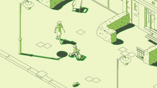 画像ギャラリー No.019のサムネイル画像 / ［プレイレポ］影から影へ跳ぶアクションゲーム「SCHiM - スキム -」。シンプルでおしゃれなアートスタイルの裏側には，意外にもしっとりした物語性があった
