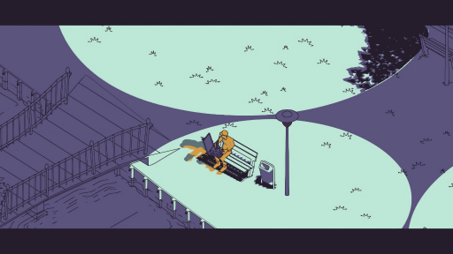 画像ギャラリー No.020のサムネイル画像 / ［プレイレポ］影から影へ跳ぶアクションゲーム「SCHiM - スキム -」。シンプルでおしゃれなアートスタイルの裏側には，意外にもしっとりした物語性があった